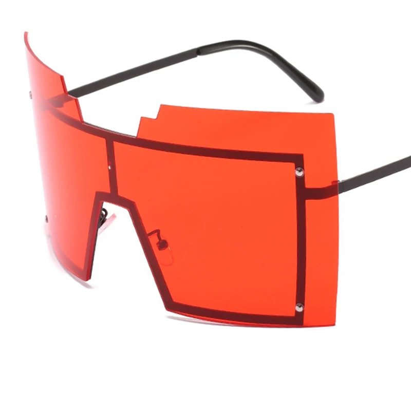 Oversized Clear Shades Sunglasses Men Women New Designer Vintage Rimless Sunglasses Metal Frame Trendy Glasses Ladies Eyewear 
Oversized Clear Shades Sunglasses Men Women New Designer Vintage Rimless Sunglasses Metal Frame Trendy Glasses Ladies Eyewear