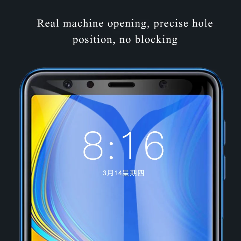 HD закаленное Стекло для samsung Galaxy A9 A6 A8 A7 2018 Экран протектор A5 A3 2017 2016 защитный