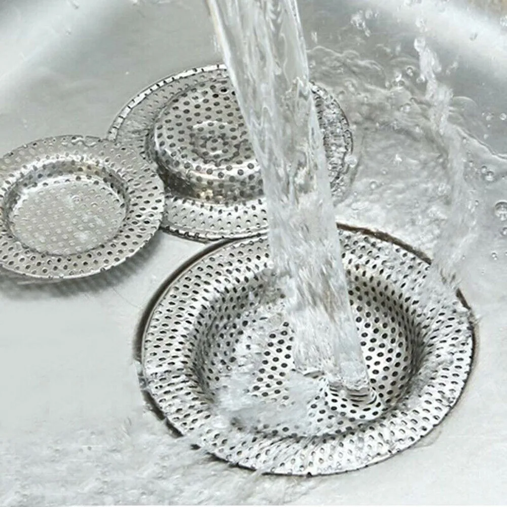 Stainless Steel Sink Filter Bathtub Sink Shower Food Hair Catcher Drain Plug Filter Strainer Kitchen Accessories
Stainless Steel Sink Filter Bathtub Sink Shower Food Hair Catcher Drain Plug Filter Strainer Kitchen Accessories
