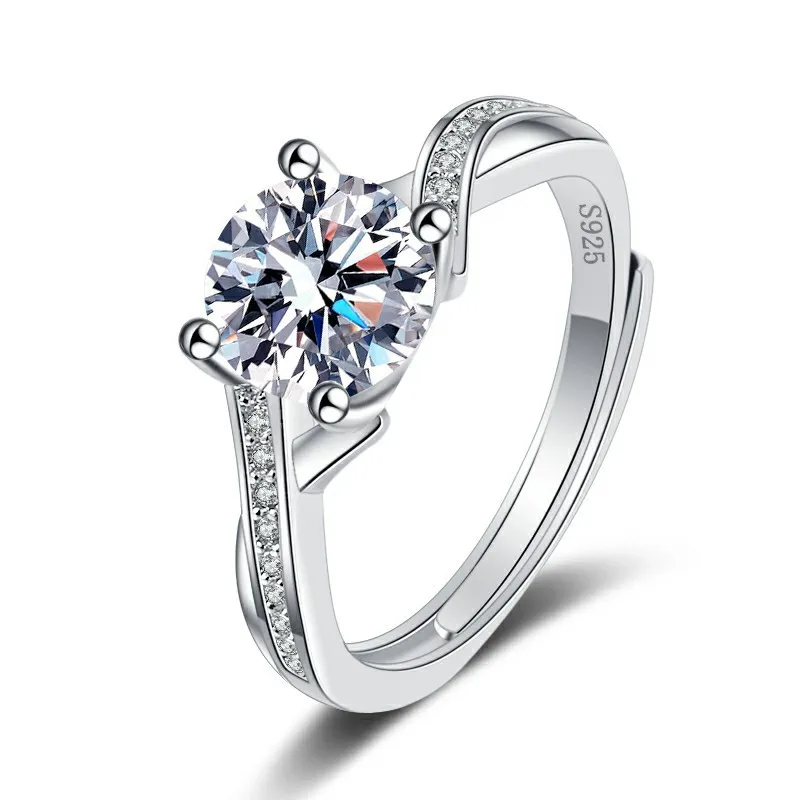 925 Sterling Zircon Round Cross Adjustable Finger Ring For Women Girls Wedding Party Statement Engagement Classic Jewelry jz355
925 Sterling Zircon Round Cross Adjustable Finger Ring For Women Girls Wedding Party Statement Engagement Classic Jewelry jz355