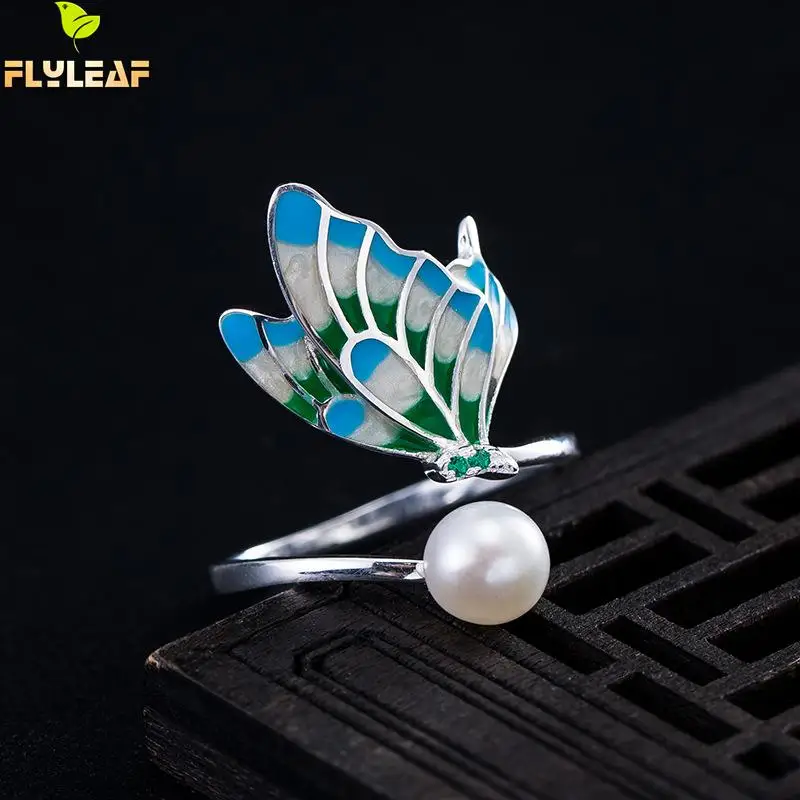 Retro Freshwater Pearls Color Butterfly Open Rings For Women 925 Sterling Silver Chinese Style Female Vintage Jewelry 2021 New
Retro Freshwater Pearls Color Butterfly Open Rings For Women 925 Sterling Silver Chinese Style Female Vintage Jewelry 2021 New