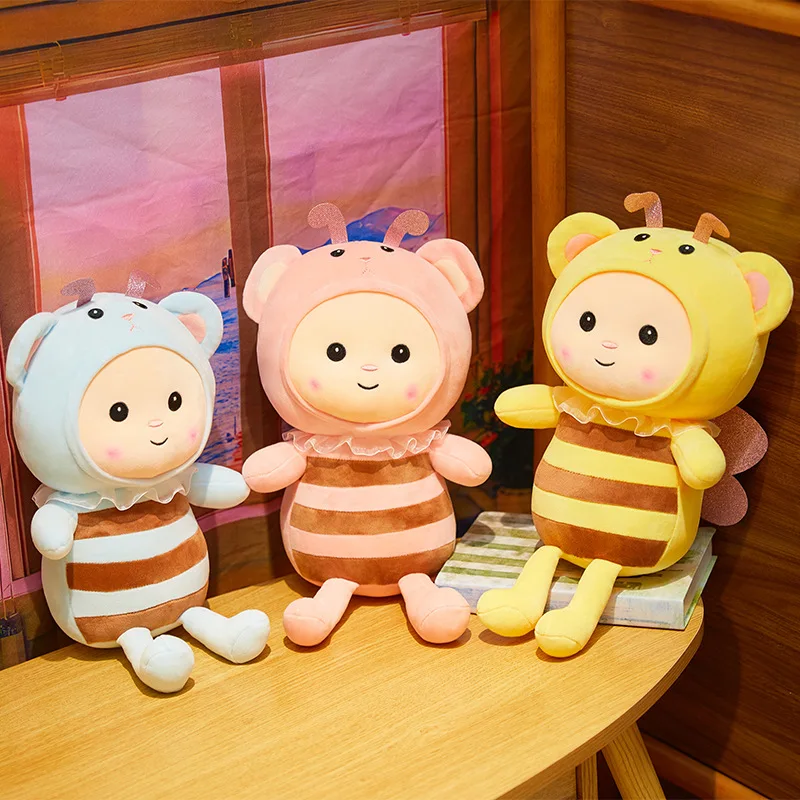 Cute Kawaii New Cartoon Animal Little Bee Plush Doll Creative Toy Doll Doll Child Girl Birthday Christmas New Year Gift
Cute Kawaii New Cartoon Animal Little Bee Plush Doll Creative Toy Doll Doll Child Girl Birthday Christmas New Year Gift
