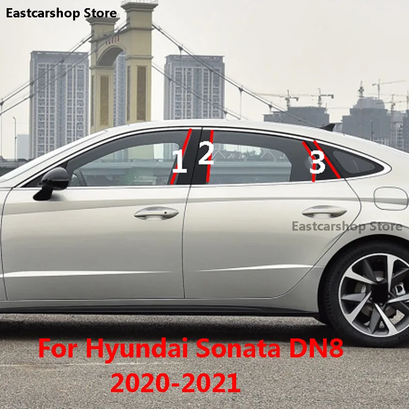 Car Door Window Middle Column Trim Decoration Protection Strip Black PC Stickers Cover for Hyundai Sonata DN8 2022 2020 2021
Car Door Window Middle Column Trim Decoration Protection Strip Black PC Stickers Cover for Hyundai Sonata DN8 2022 2020 2021