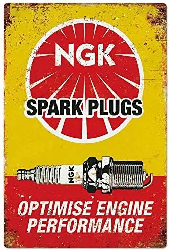 Xuship Original Vintage Design Spark Plugs Tin Metal Wall Decoration Signs, Thick Tinplate Print Poster Wall Art for Man Cave/
Xuship Original Vintage Design Spark Plugs Tin Metal Wall Decoration Signs, Thick Tinplate Print Poster Wall Art for Man Cave/