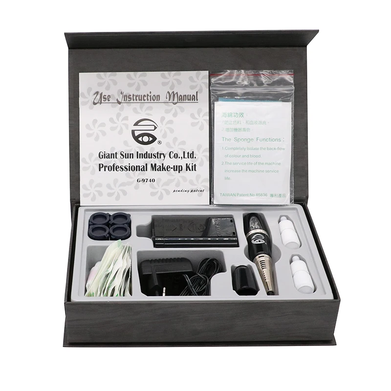 Professional G9740 Tattoo Gun Tattoo Kit G8650 G-8650 Original Taiwan Giant Sun G-9740 Permanent Makeup Tattoo Machine Pen
Professional G9740 Tattoo Gun Tattoo Kit G8650 G-8650 Original Taiwan Giant Sun G-9740 Permanent Makeup Tattoo Machine Pen