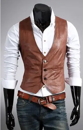 vest leather wild Vest shipping wholesale fashion PU men plus simple new Special vest PU leather Free PU size Leather Slim Spe 
vest leather wild Vest shipping wholesale fashion PU men plus simple new Special vest PU leather Free PU size Leather Slim Spe