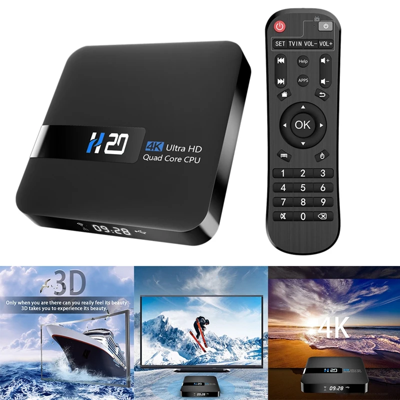 Smart TV Box Android 10 2GB+16GB RK3229 Network TV Box 4K 3D Video H.265 Media Player Top Box
Smart TV Box Android 10 2GB+16GB RK3229 Network TV Box 4K 3D Video H.265 Media Player Top Box