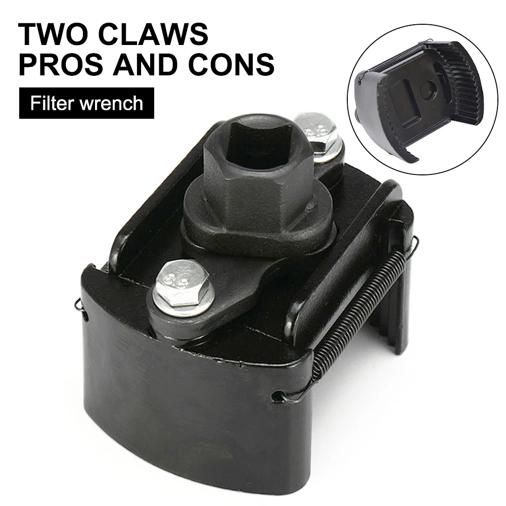 Adjustable Oil Filter Wrench 2-Jaw Oil Filter Wrench Fuel Filter Remover 60-80mm/80-105mm Cast Steel Filter Wrenche Removal Tool
Adjustable Oil Filter Wrench 2-Jaw Oil Filter Wrench Fuel Filter Remover 60-80mm/80-105mm Cast Steel Filter Wrenche Removal Tool