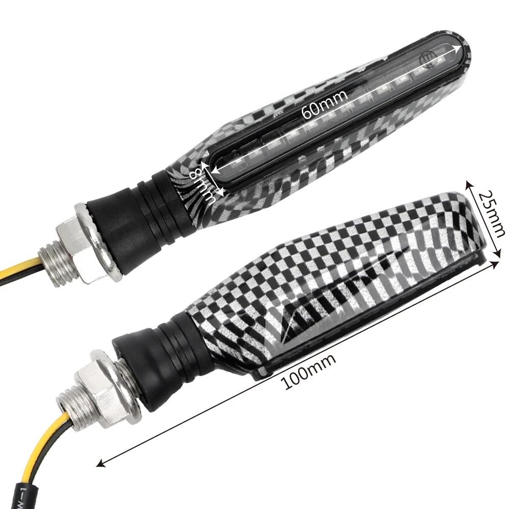 LEEPEE 1 Pair Flowing Universal LED Turn Signals Light Motorcycle Signal LampWater Blinker Light Motorcycle Accessories
LEEPEE 1 Pair Flowing Universal LED Turn Signals Light Motorcycle Signal LampWater Blinker Light Motorcycle Accessories