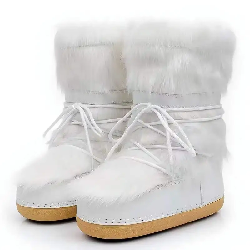 Winter women's snow boots luxury fur boots fluffy warm furry snow boots female fashion outdoor anti-skating shoes MUJER MID BOOT
Winter women's snow boots luxury fur boots fluffy warm furry snow boots female fashion outdoor anti-skating shoes MUJER MID BOOT