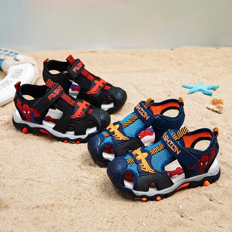 Disney children's cartoon spiderman boys and girls non-slip soft-soled sandals beach shoes
Disney children's cartoon spiderman boys and girls non-slip soft-soled sandals beach shoes