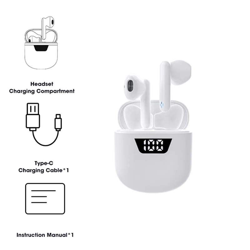 Bluetooth Earphone TWS Wireless Headphones Touch Control 9D Stereo Headset With Microphone Sport Waterproof Earbuds For Newest
Bluetooth Earphone TWS Wireless Headphones Touch Control 9D Stereo Headset With Microphone Sport Waterproof Earbuds For Newest