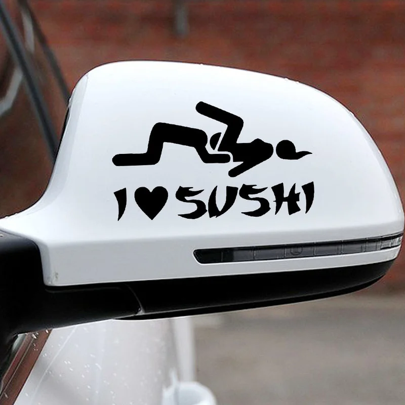 12cm X 6cm Black I Love Sushi Decal Funny Auto Truck PET Sticker Window Decor Accessories Car Sticker Universal Exterior Parts
12cm X 6cm Black I Love Sushi Decal Funny Auto Truck PET Sticker Window Decor Accessories Car Sticker Universal Exterior Parts