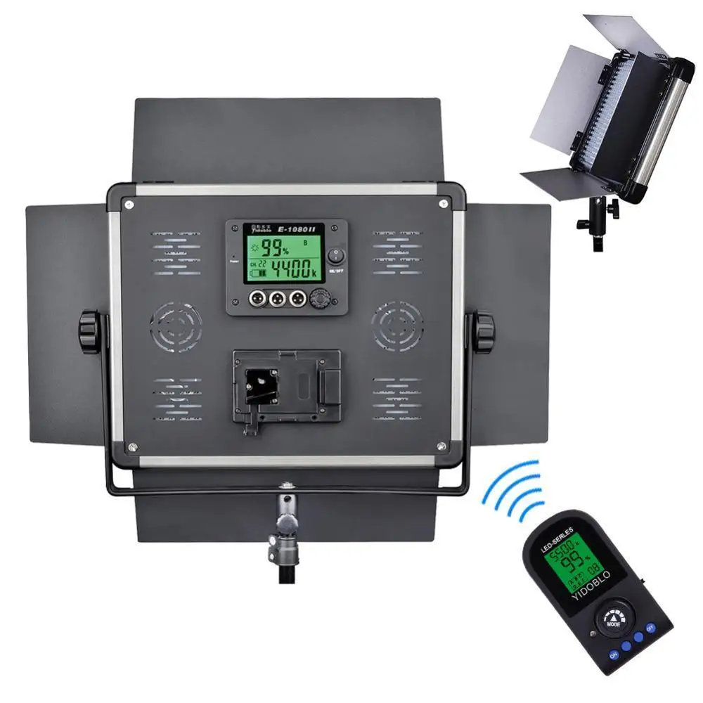 Remote Control LED Lamp E-1080II Continue Lighting Bio-color video light 3200-5500K Studio Photography led video Lighting
Remote Control LED Lamp E-1080II Continue Lighting Bio-color video light 3200-5500K Studio Photography led video Lighting
