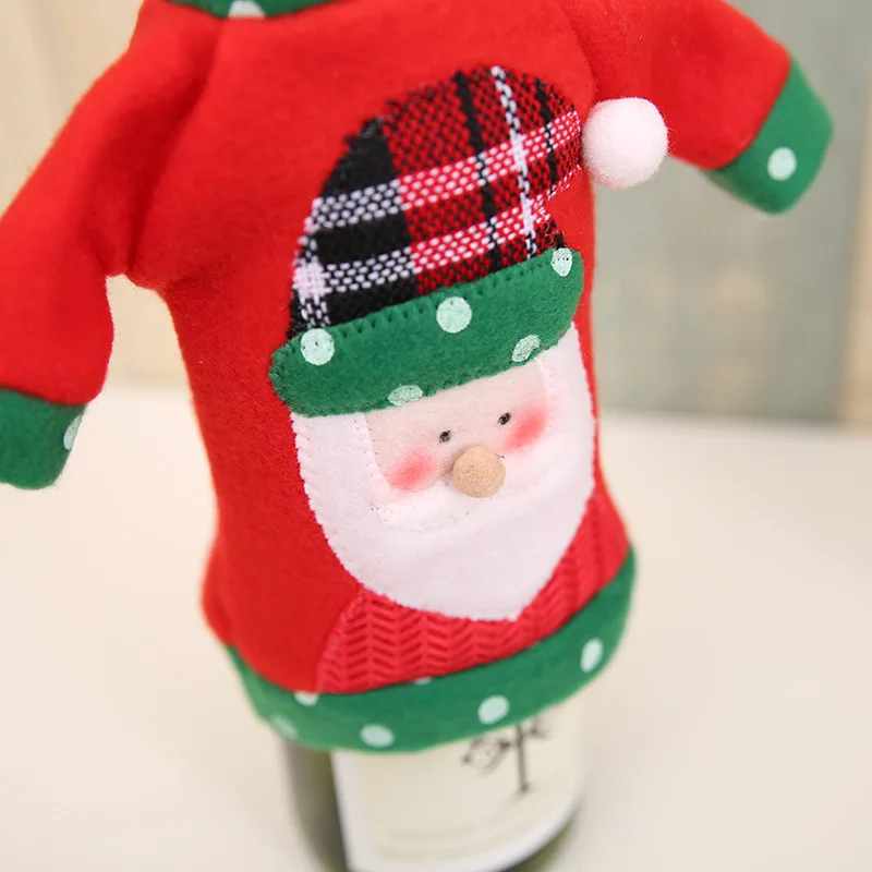 3Pcs/Lot Red Wine Bottle Cover New Year's Products Christmas Party Decoration Supplies 2019 Gifts New Year Decor for Home
3Pcs/Lot Red Wine Bottle Cover New Year's Products Christmas Party Decoration Supplies 2019 Gifts New Year Decor for Home