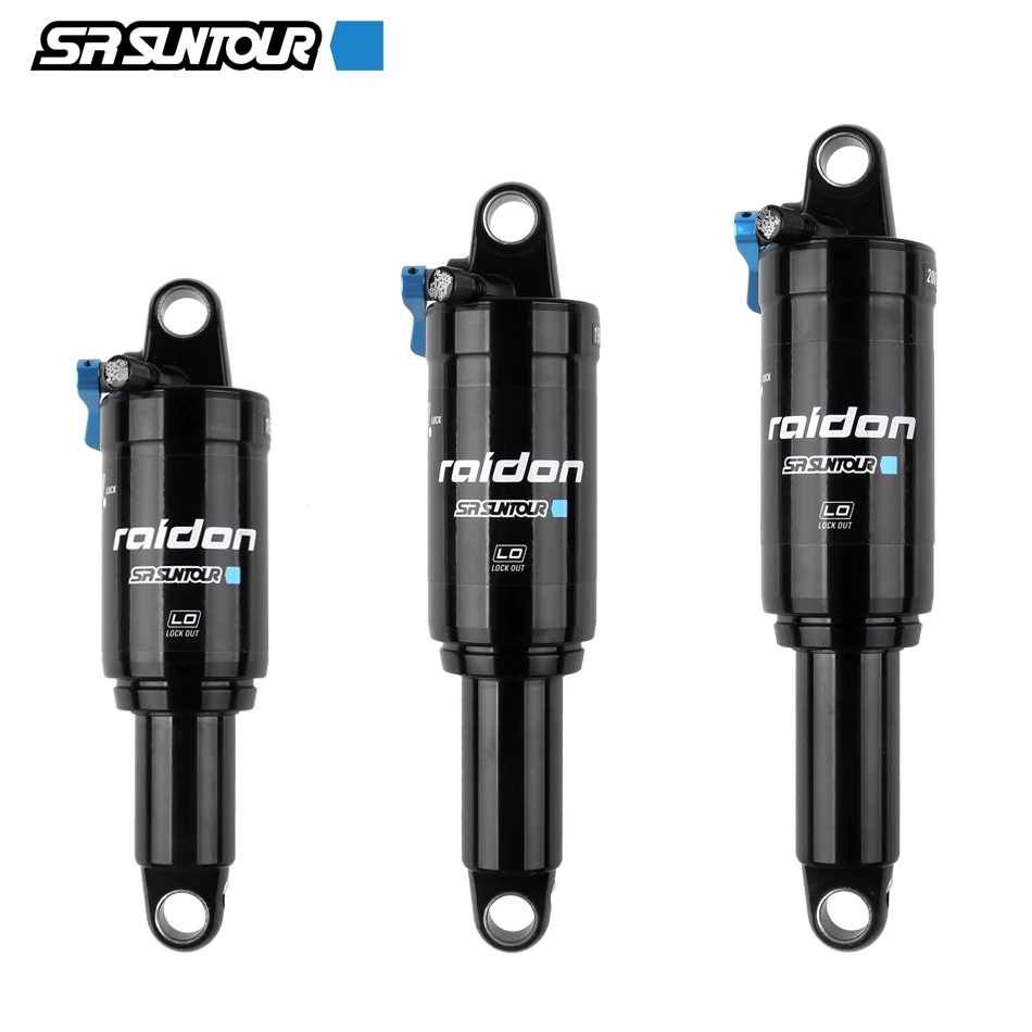 

SR SUNTOUR Mountain bike downhill rear shock absorber with lockout Air suspension 165/190/200mm Bicycle shock MTB Suspension