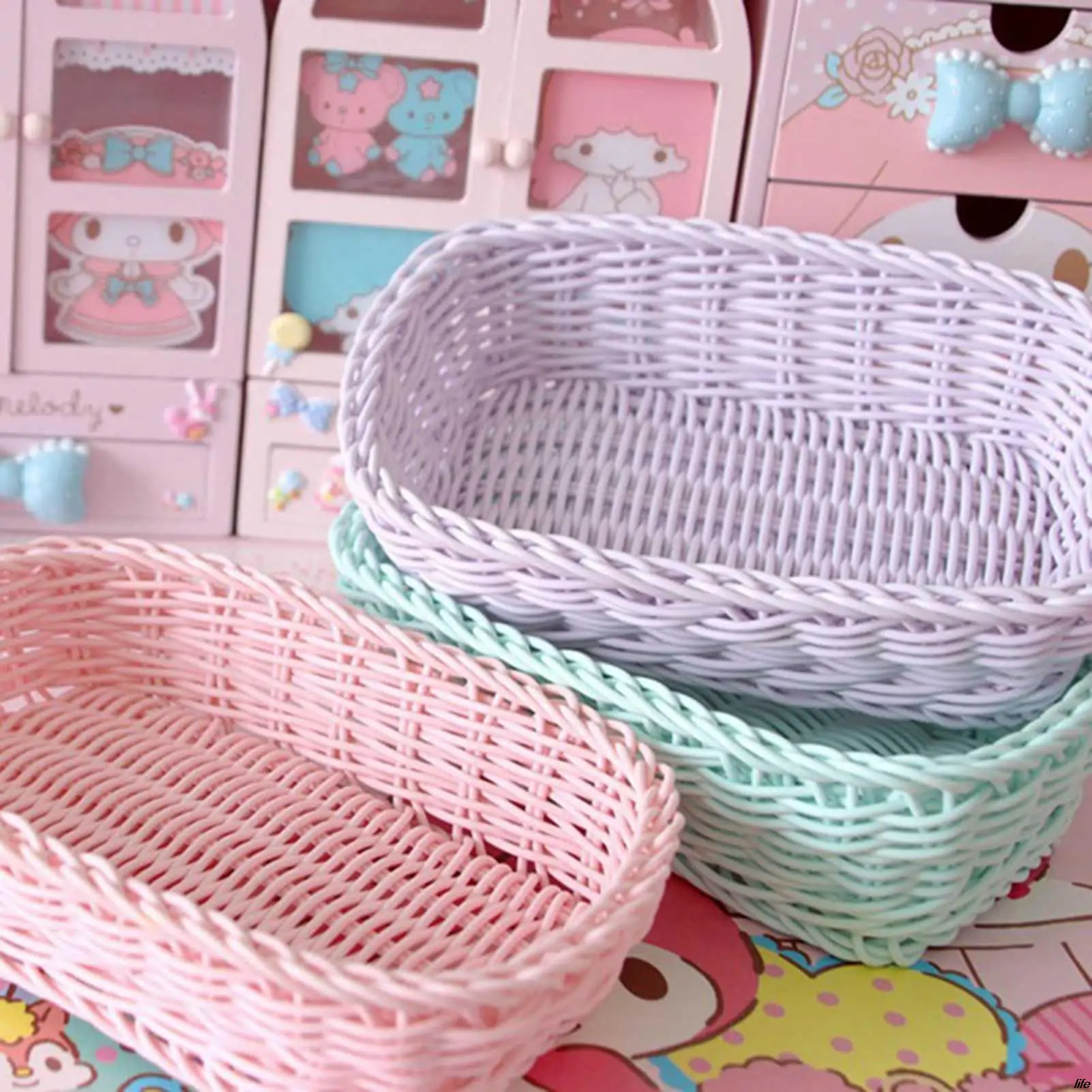 Home Storage Basket Desktop Basket Home Storage Decoration Sweet Color Basket Nordic Storage
Home Storage Basket Desktop Basket Home Storage Decoration Sweet Color Basket Nordic Storage