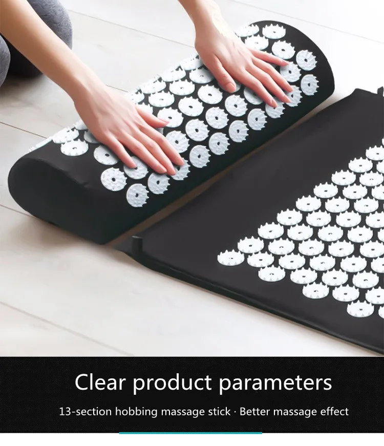 Lezyan LZ-YM10 TPE Acupressure Mat Massage Relieve Stress Back Body Pain Spike Cushion Yoga Acupuncture Mat
Lezyan LZ-YM10 TPE Acupressure Mat Massage Relieve Stress Back Body Pain Spike Cushion Yoga Acupuncture Mat