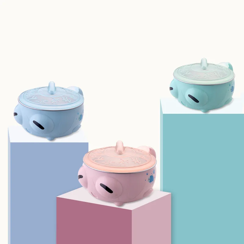 Baby Cartoon Bowl Baby Tableware Keep Warm Anti-scalding Stainless Steel Feeding Bowl Tableware Spoon Waterproof Suction Bowl
Baby Cartoon Bowl Baby Tableware Keep Warm Anti-scalding Stainless Steel Feeding Bowl Tableware Spoon Waterproof Suction Bowl