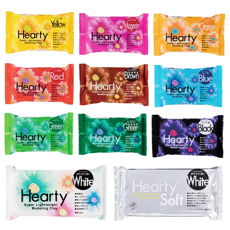 PADICO 500g Lightweight Modeling Clay Suit Hearty Series 10 Colors Are Available for Making Flowers and Dolls Ultra-light Clay
PADICO 500g Lightweight Modeling Clay Suit Hearty Series 10 Colors Are Available for Making Flowers and Dolls Ultra-light Clay
