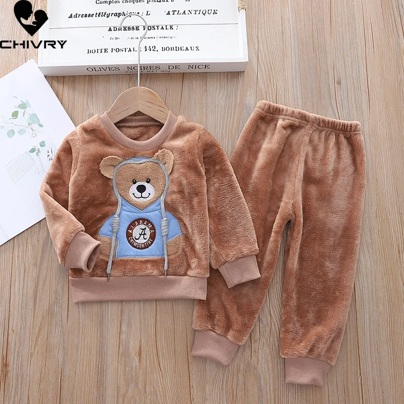 New 2021 Kids Flannel Pajama Sets Boys Girls Autumn Winter Thicken Warm Home Wear Baby O-neck Long Sleeve Sleeping Clothing Sets
New 2021 Kids Flannel Pajama Sets Boys Girls Autumn Winter Thicken Warm Home Wear Baby O-neck Long Sleeve Sleeping Clothing Sets