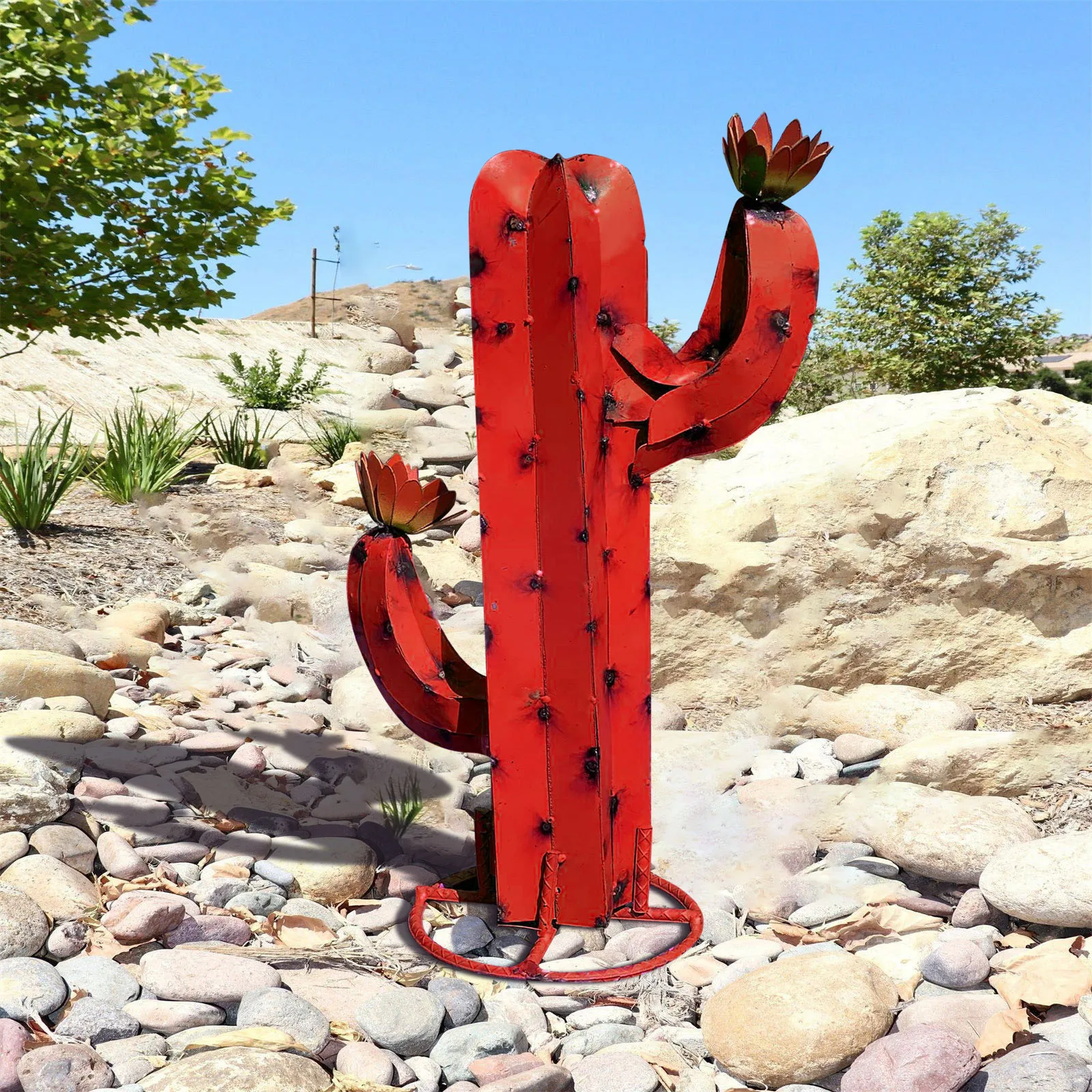Mexican Metal Art Garden Cactus Sculpture Garden Yard Sculpture Home Decor Sculpture Home Decor Metal Art Outdoor Gard 
Mexican Metal Art Garden Cactus Sculpture Garden Yard Sculpture Home Decor Sculpture Home Decor Metal Art Outdoor Gard