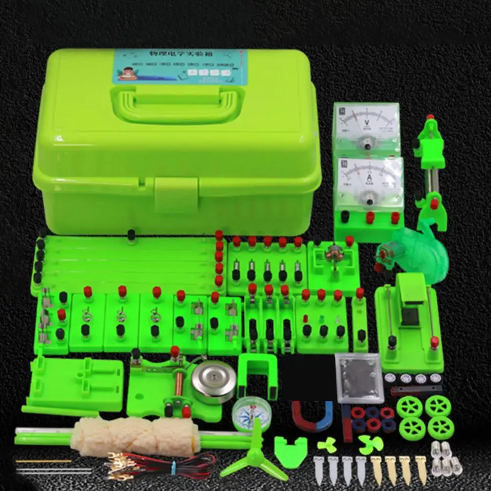 Circuit Learning Kit Exploratory 39 Experiments ABS Student Electricity Learning Tool for Science Teaching Hands-on Ability Toy 
Circuit Learning Kit Exploratory 39 Experiments ABS Student Electricity Learning Tool for Science Teaching Hands-on Ability Toy