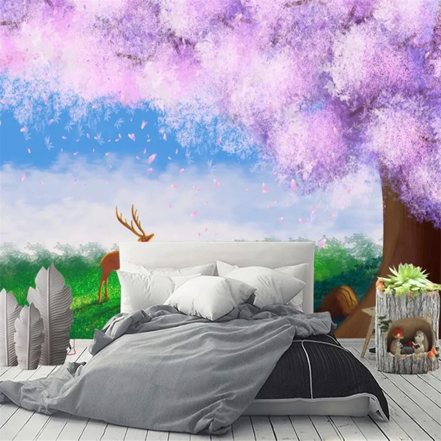 Milofi custom 3D wallpaper mural dreamy elegant pink cherry blossom landscape background wall living room bedroom decoration pai
Milofi custom 3D wallpaper mural dreamy elegant pink cherry blossom landscape background wall living room bedroom decoration pai