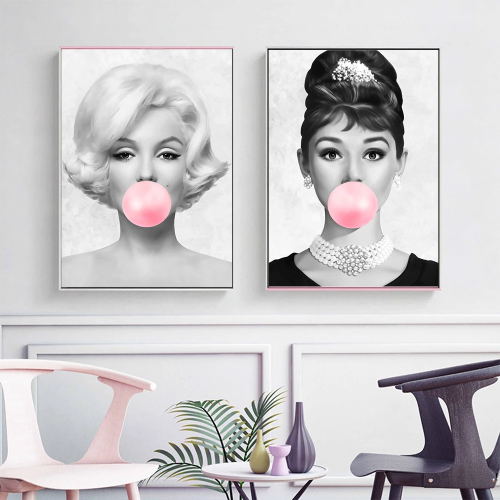 Modern Wall Art Canvas Painting Fashion Sexy Woman Girl Bubble Retro Poster And Prints Wall Picture For Living Room Unique Decor
Modern Wall Art Canvas Painting Fashion Sexy Woman Girl Bubble Retro Poster And Prints Wall Picture For Living Room Unique Decor