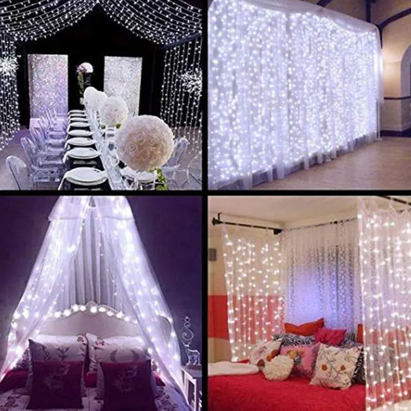 3×3M LED String Lights Christmas Garland Fairy Lights Holiday Lighting For Curtain/Wedding/Garden/Party/Home Decoration
3×3M LED String Lights Christmas Garland Fairy Lights Holiday Lighting For Curtain/Wedding/Garden/Party/Home Decoration