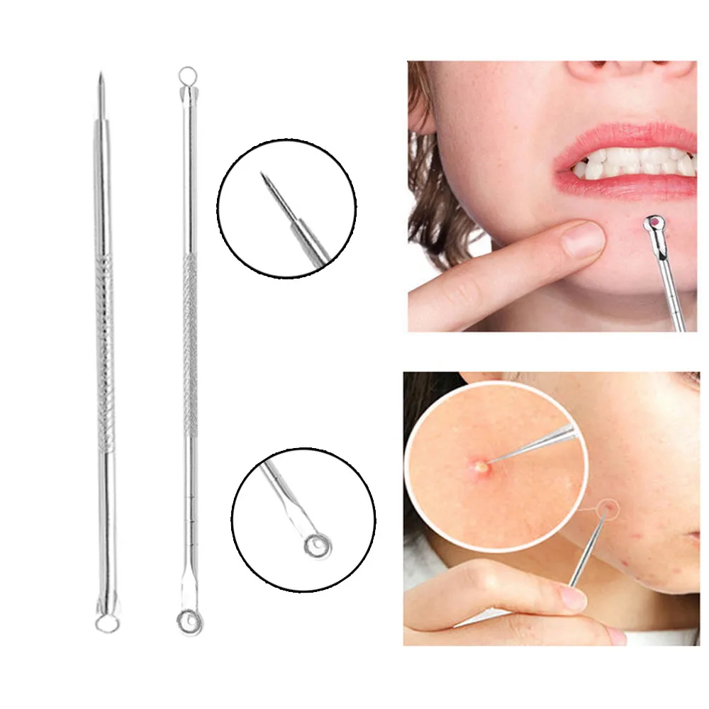 HAICAR Beauty Tools 7pcs acne pin Stainless Facial Acne Spot Pimple Remover Extractor Tool Comedone Stainless steel Beauty Tools
HAICAR Beauty Tools 7pcs acne pin Stainless Facial Acne Spot Pimple Remover Extractor Tool Comedone Stainless steel Beauty Tools