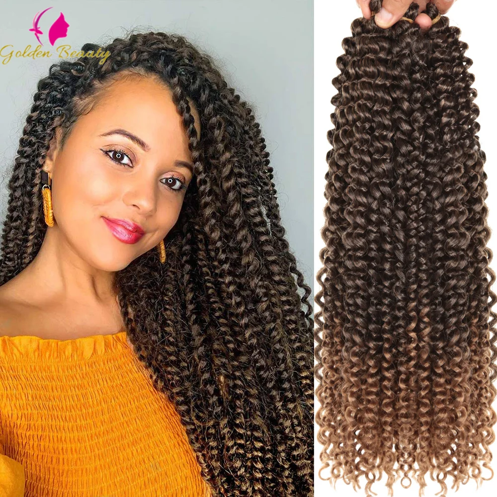 Passion Twist Crochet Braids Hair Pre Looped Water Wave Twist Synthetic Braiding Hair Extensions Faux Locs Bohemia For Women
Passion Twist Crochet Braids Hair Pre Looped Water Wave Twist Synthetic Braiding Hair Extensions Faux Locs Bohemia For Women