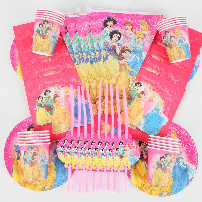 90Pcs/lot Disney Princess Theme 20 people Party Decor Package For Kids Birthday Party Disposable Supplies Cup Plate Napkin favor
90Pcs/lot Disney Princess Theme 20 people Party Decor Package For Kids Birthday Party Disposable Supplies Cup Plate Napkin favor