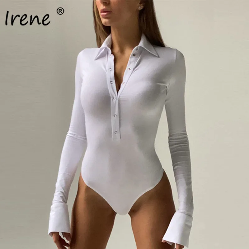 Женское боди на пуговицах Irene, облегающее боди с длинным рукавом, повседневное базовое боди на пуговицах, черный, белый, Осень-зима 2020
Женское боди на пуговицах Irene, облегающее боди с длинным рукавом, повседневное базовое боди на пуговицах, черный, белый, Осень-зима 2020