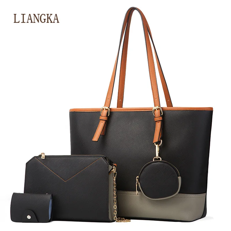 2021 New Four Piece Cover Mother Bag High Capacity Women's Bag Tote Contrast Bag One Shoulder Handbag Bags For Women
2021 New Four Piece Cover Mother Bag High Capacity Women's Bag Tote Contrast Bag One Shoulder Handbag Bags For Women