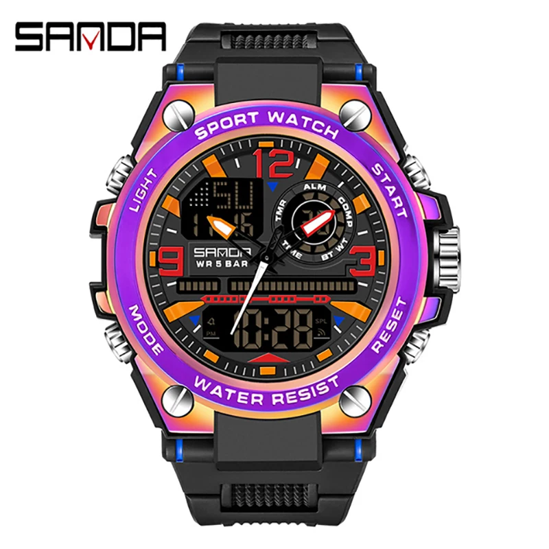 SANDA 2022 Sports Men's Watches Top Brand Luxury Military Quartz Watch Men Clock Waterproof S Shock Wristwatch Relogio Masculino
SANDA 2022 Sports Men's Watches Top Brand Luxury Military Quartz Watch Men Clock Waterproof S Shock Wristwatch Relogio Masculino