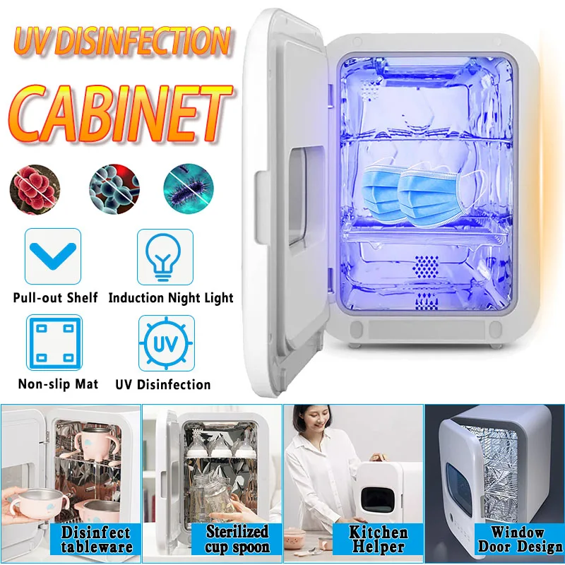 18L Portable Desktop Disinfection Cabinet Bowl Tableware Toothbrush Baby Bottle Sterilizer UV Light Ozone Lamp Sterilization
18L Portable Desktop Disinfection Cabinet Bowl Tableware Toothbrush Baby Bottle Sterilizer UV Light Ozone Lamp Sterilization