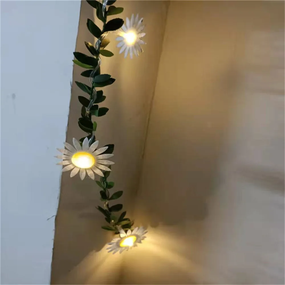 3m 1.5m Green Leaf Vine String Lights Mushroom Chrysanthemum LED Lamp Battery Powere for Weeding Christmas Home Garden Pot Decor
3m 1.5m Green Leaf Vine String Lights Mushroom Chrysanthemum LED Lamp Battery Powere for Weeding Christmas Home Garden Pot Decor