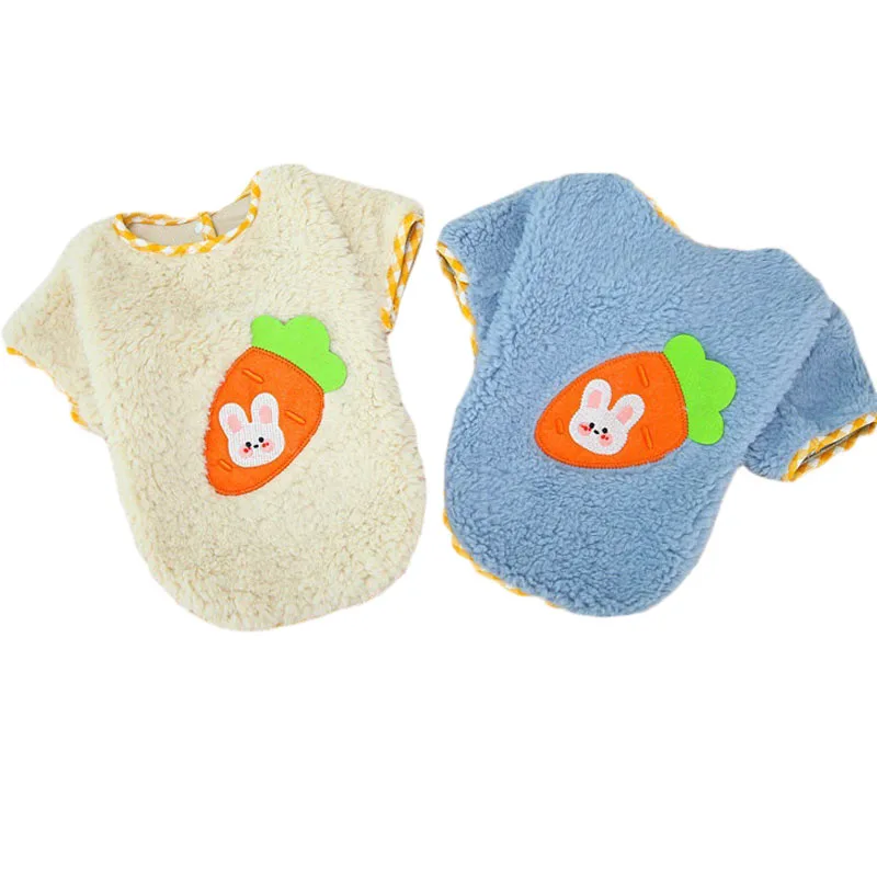 Fleece Warm Dog Clothes Apricot Blue Carrot Pattern Dog Vest Jacket For Small Medium Dogs Chihuahua Husky Puppy Cat Coat Winter
Fleece Warm Dog Clothes Apricot Blue Carrot Pattern Dog Vest Jacket For Small Medium Dogs Chihuahua Husky Puppy Cat Coat Winter