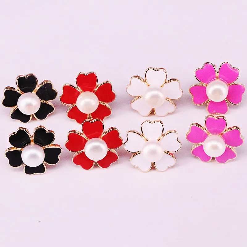 10Pairs 2019 Sweet Mix Color Enamel Metal Flower with Pearl Stud Statement Earrings for Women Party Jewelry
10Pairs 2019 Sweet Mix Color Enamel Metal Flower with Pearl Stud Statement Earrings for Women Party Jewelry