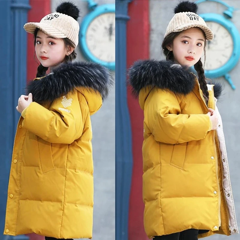 2021 fashion Autumn Winter Girls Faux Fur Jacket Coat Children Kids Outerwear Teenage Thicken Warm Hooded Parka Cotton clothes
2021 fashion Autumn Winter Girls Faux Fur Jacket Coat Children Kids Outerwear Teenage Thicken Warm Hooded Parka Cotton clothes