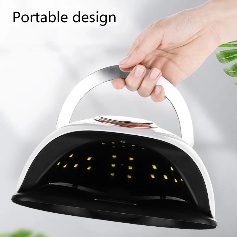 Portable 168W Nail Lamp UV LED Nails Dryer Gel Polish Curing Light Manicure Tool
Portable 168W Nail Lamp UV LED Nails Dryer Gel Polish Curing Light Manicure Tool