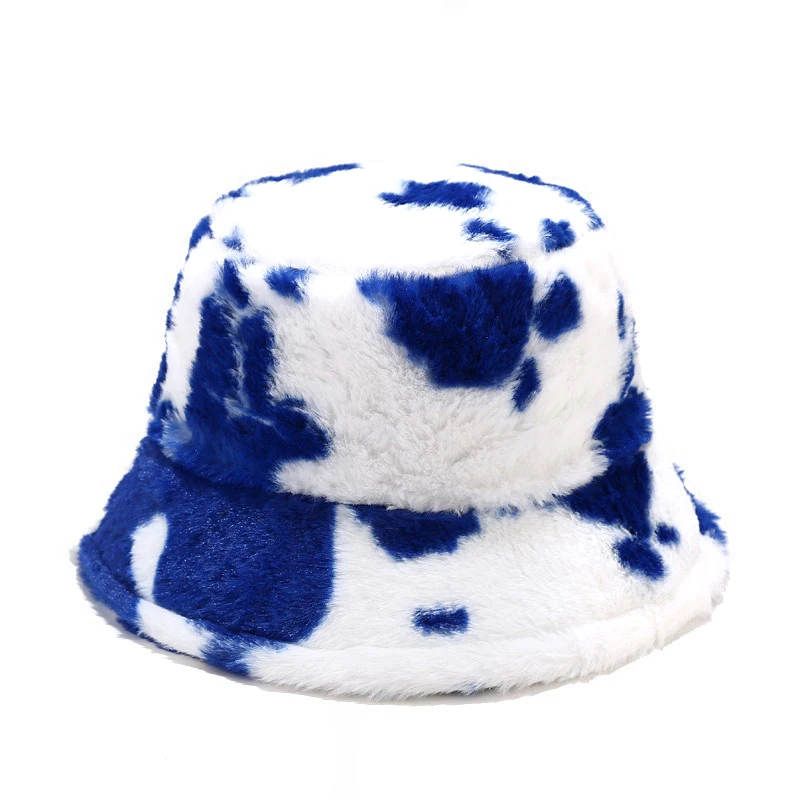 Plush Bucket Hat For Women Korean Print Fisherman Hats Winter Soft Comfortable Men's Hat Milk Cow Printed Basin Cap Unisex
Plush Bucket Hat For Women Korean Print Fisherman Hats Winter Soft Comfortable Men's Hat Milk Cow Printed Basin Cap Unisex