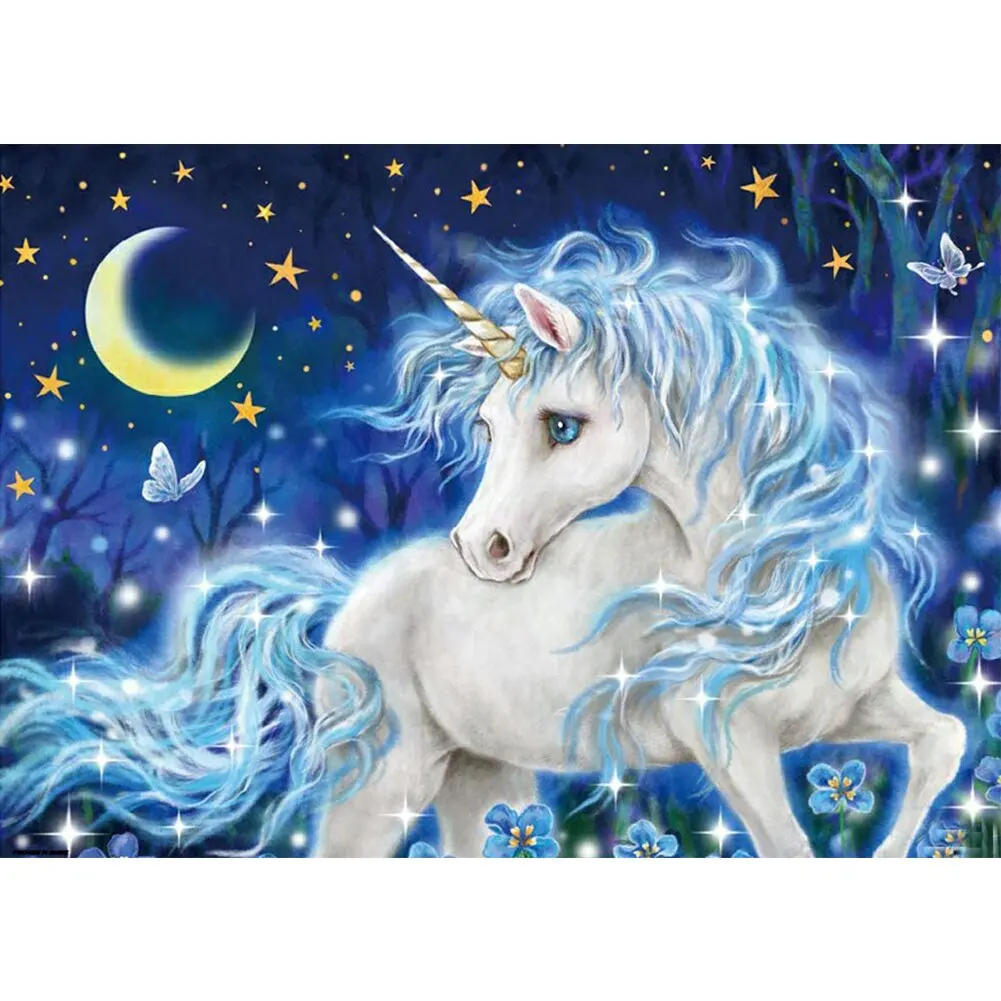 5D DIY Full Round Drill Diamond Painting Unicorn Horse Looking Back Resin Mosaic Wall Art Picture Kit Fantasy Animal Home Decor
5D DIY Full Round Drill Diamond Painting Unicorn Horse Looking Back Resin Mosaic Wall Art Picture Kit Fantasy Animal Home Decor