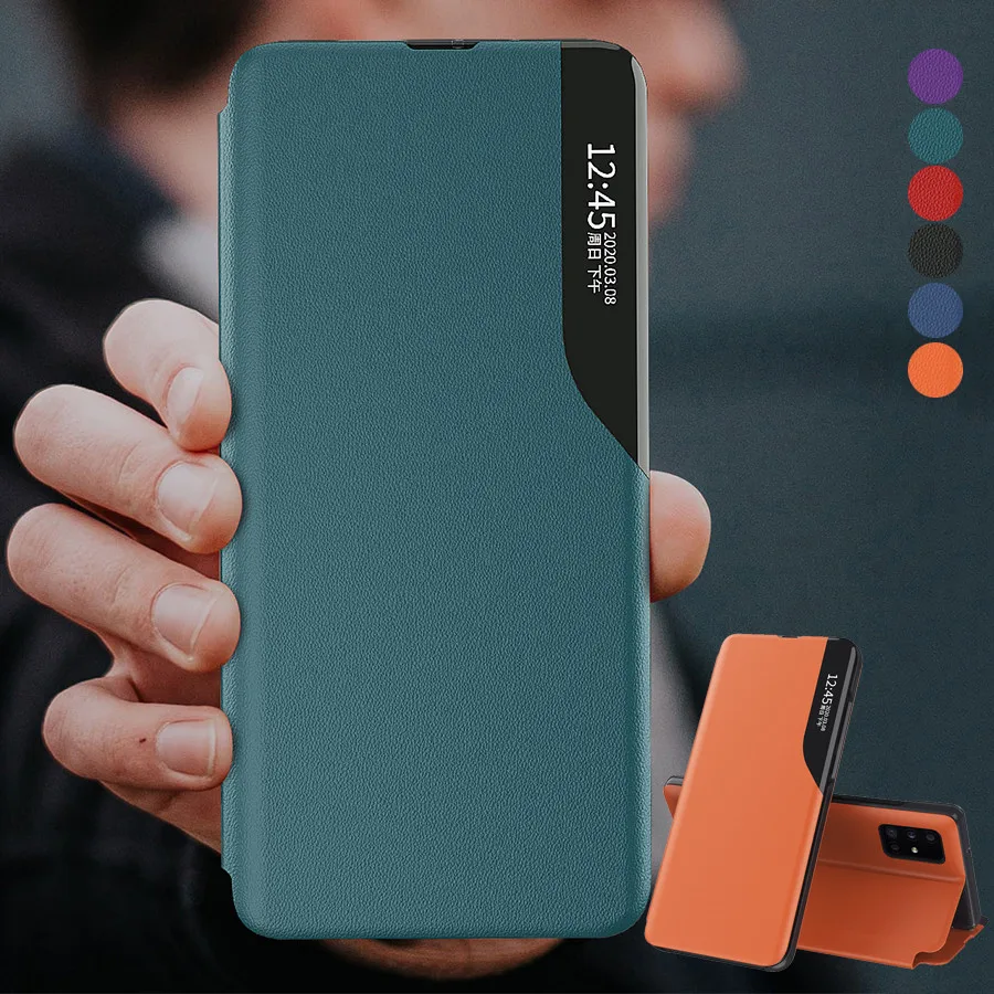 Магнитный флип чехол для Xiaomi Mi 10 Ultra 10T Lite POCO M3 X3 NFC Redmi 9A 9C Note 8 9S 8T 9 Pro MAX кожаный