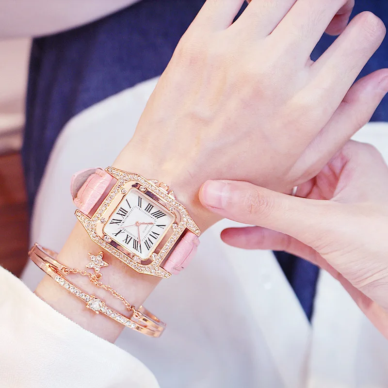 Women Watch Simple Delicate Square Watch Leather Ladies Bracelet Watch Quartz Wristwatches Casual Female Clock Relogio Feminino
Women Watch Simple Delicate Square Watch Leather Ladies Bracelet Watch Quartz Wristwatches Casual Female Clock Relogio Feminino