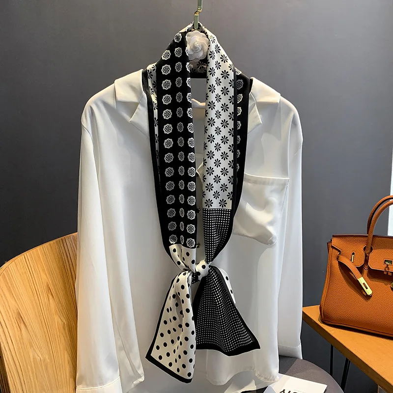 2021 Print Silk Long Scarf Women Luxury Scarves Neckerchief Summer Headband Female Hair Kerchief Bag Scarfs Ladies hijab foulard
2021 Print Silk Long Scarf Women Luxury Scarves Neckerchief Summer Headband Female Hair Kerchief Bag Scarfs Ladies hijab foulard