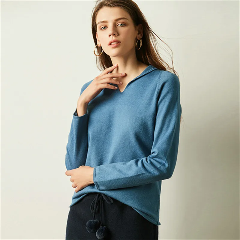 2021 New Cashmere Knitted Pullover Women's Sweater Hooded 2 Color Korean Hot Selling Fashion Pullover Women's Wool Knit Sweater
2021 New Cashmere Knitted Pullover Women's Sweater Hooded 2 Color Korean Hot Selling Fashion Pullover Women's Wool Knit Sweater