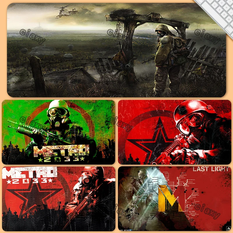 

Gaming Keyboard Pad Mouse Metro 2033 Mausepad Keyboards Accessories Table Mat Mousepad Company Deskmat PC Gamer Cabinet Mats Xxl