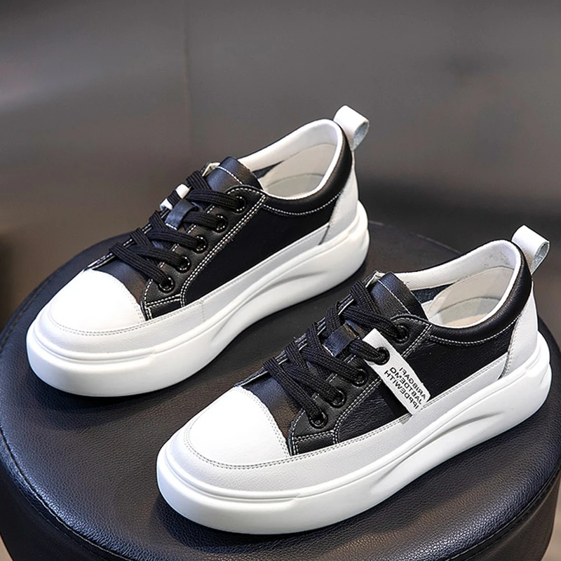 Casual Female Women's Sneakers Shoes for Women 2021 Ladies Woman Vulcanize Shoes Flat Shoes Comfortable Fashion Genuine Leather
Casual Female Women's Sneakers Shoes for Women 2021 Ladies Woman Vulcanize Shoes Flat Shoes Comfortable Fashion Genuine Leather